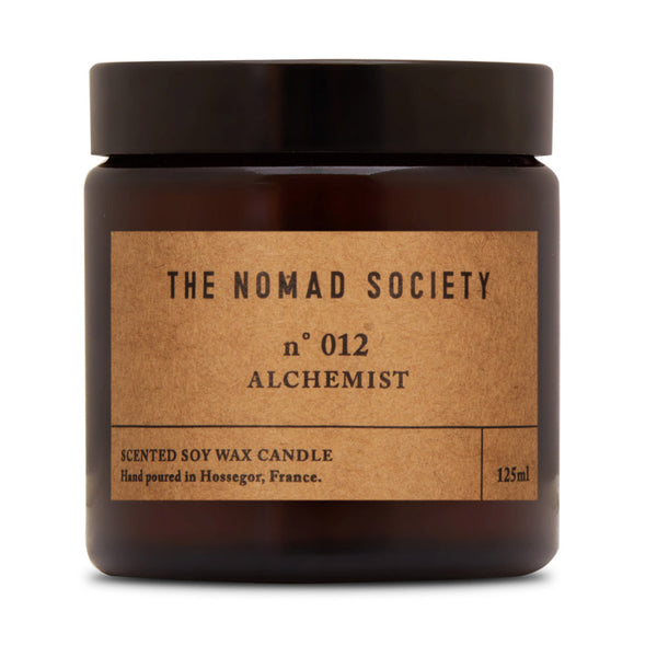 small batch hand poured vegan soy wax candle The Nomad Society