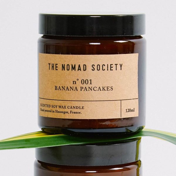 Banana Pancakes soy wax candle The Nomad Society 