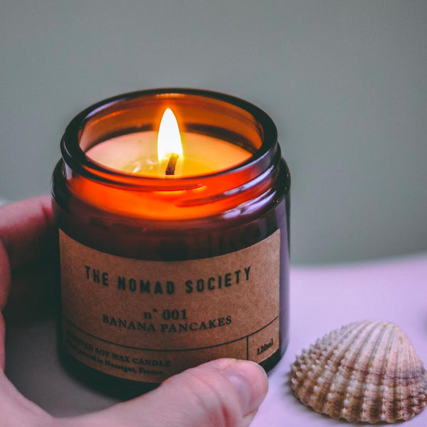 small batch soy wax candle The Nomad Society