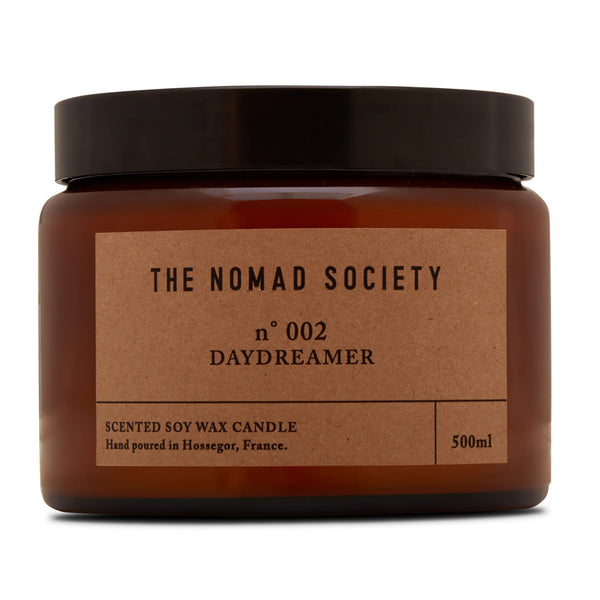 Daydreamer coconut vegan candle The Nomad Society 500ml