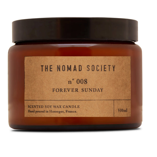 Forever Sunday soy wax candle 500ml The Nomad Society