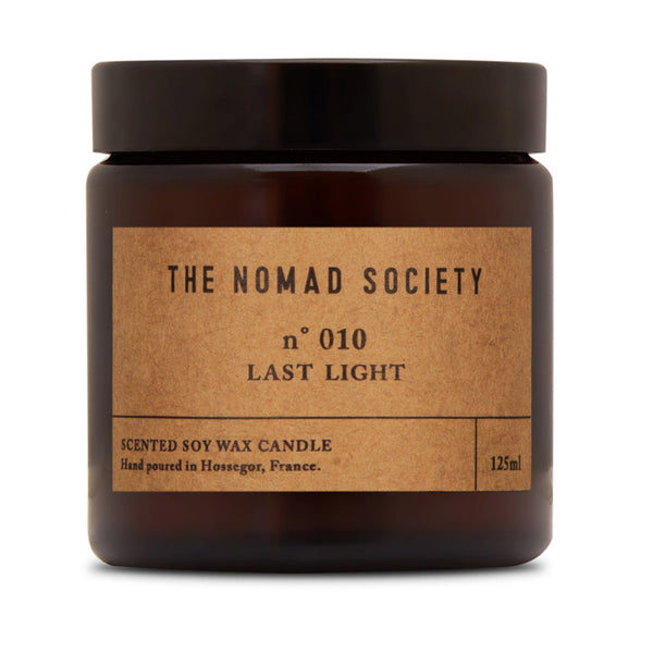 Last Light black pepper soy wax vegan candle The Nomad Society